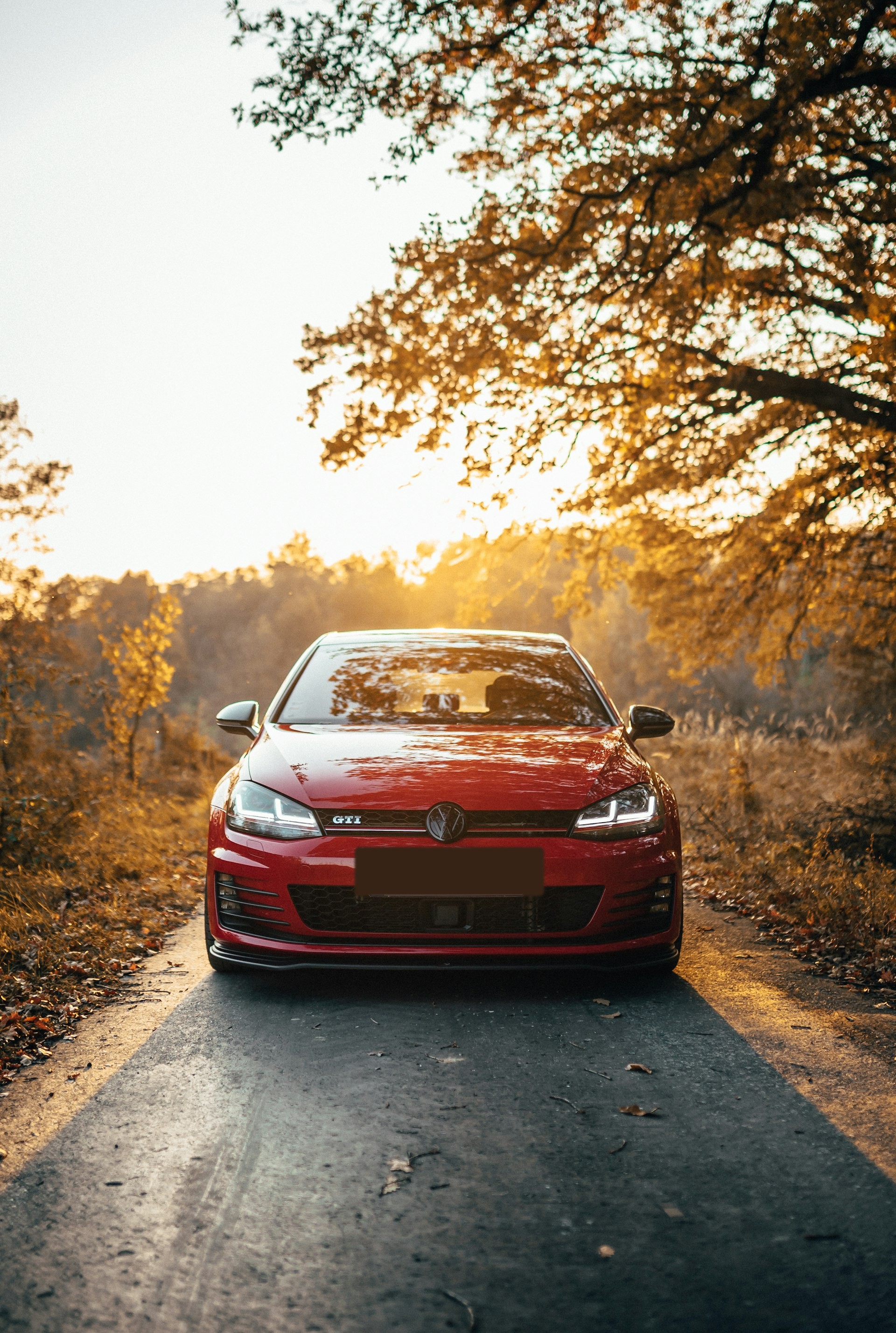 Red Volkswagen Golf GTI